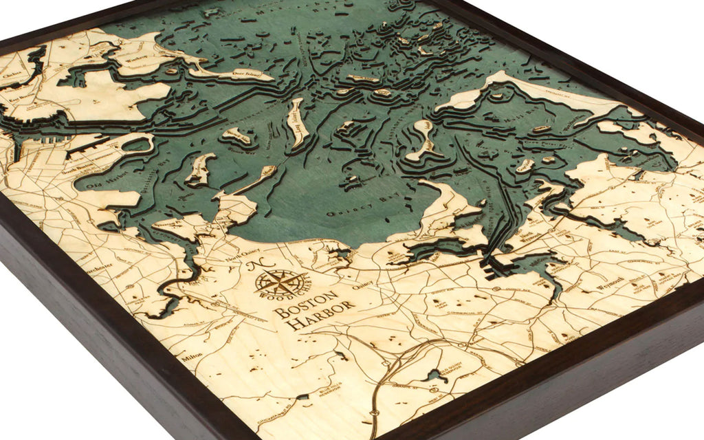 Incredible East Coast Memory Wood City Maps