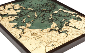 Incredible East Coast Memory Wood City Maps